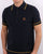 Trojan Knitted Polo Shirt Navy tipped