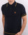 Trojan Knitted Polo Shirt Navy tipped