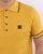 Trojan Knit Polo Shirt Mustard