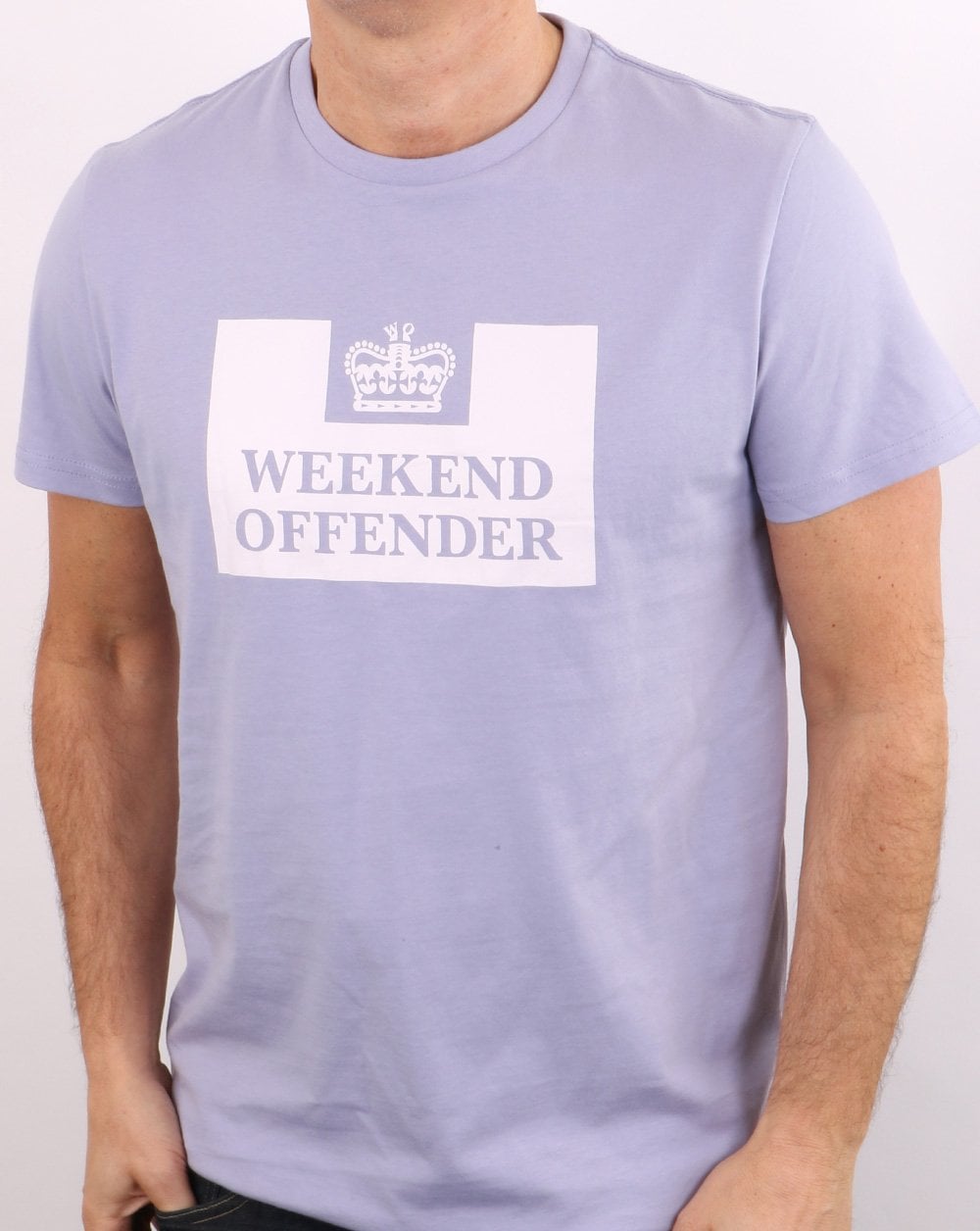 Weekend Offender Prison T-shirt Lilac