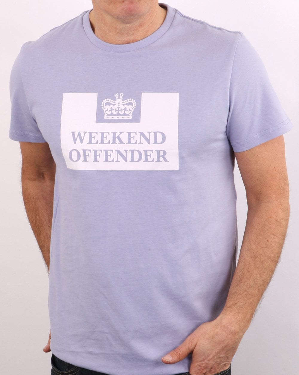 Weekend Offender Prison T-shirt Lilac