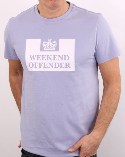 Weekend Offender Prison T-shirt Lilac