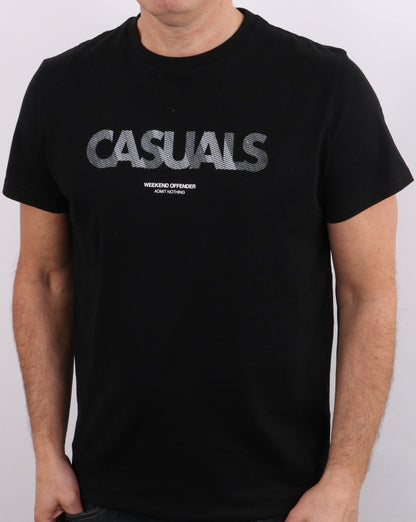 Weekend Offender Casuals T-shirt Black