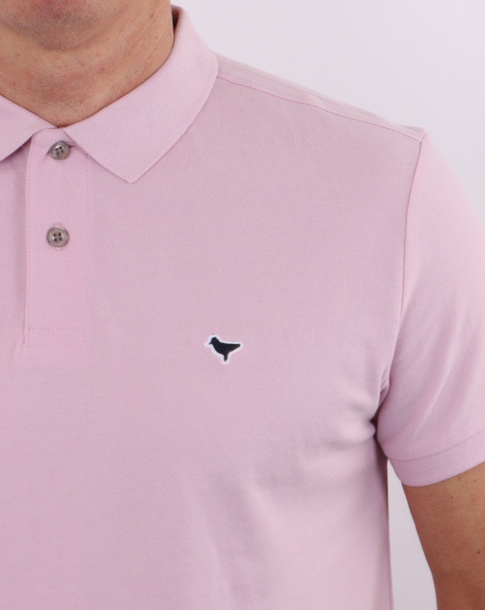 Weekend Offender Dove Polo Shirt Soft Pink