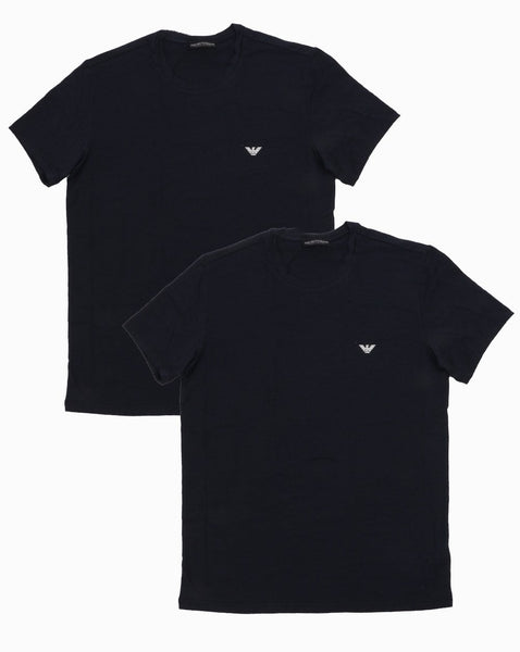 Emporio Armani 2 Pack T Shirts Night Navy