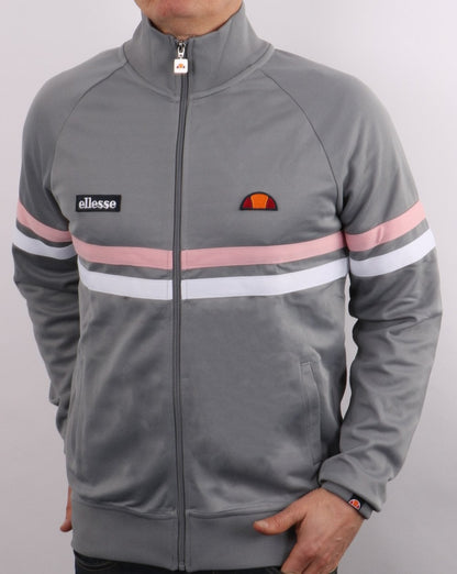Ellesse Rimini Track Top Grey/Pink