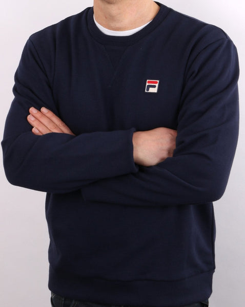 Fila Vintage Crew Sweatshirt Navy