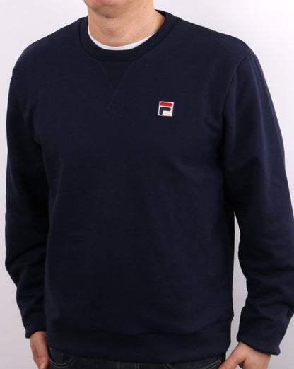 Fila Vintage Crew Sweatshirt Navy