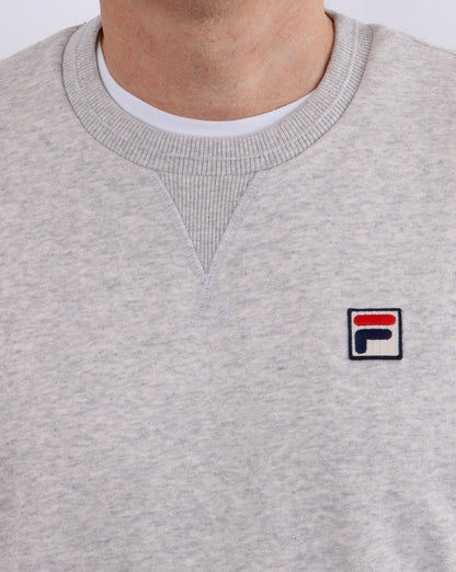 Fila Vintage Crew Sweatshirt Light Grey Marl