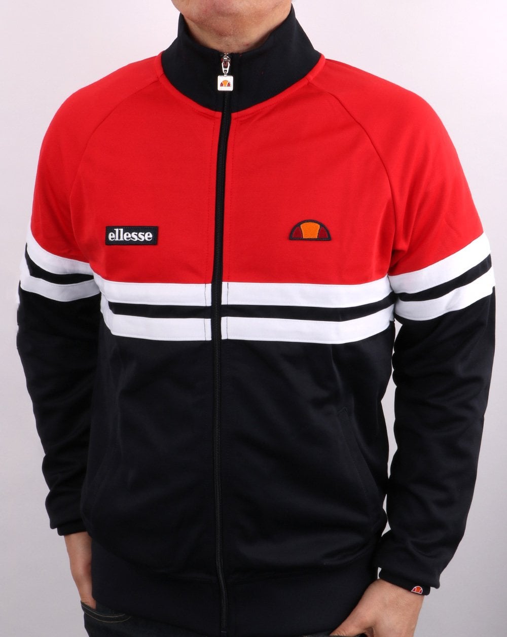 Ellesse Rimini Track Top Navy/Red