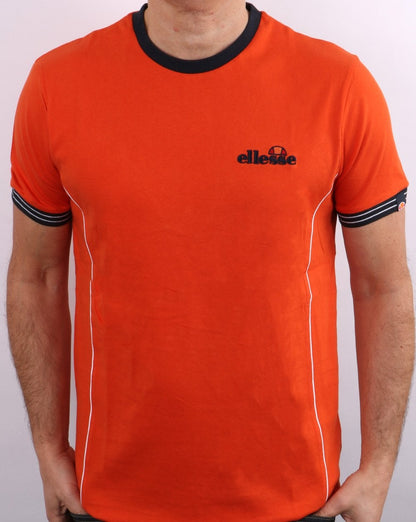 Ellesse Terracotta T Shirt Dark Orange