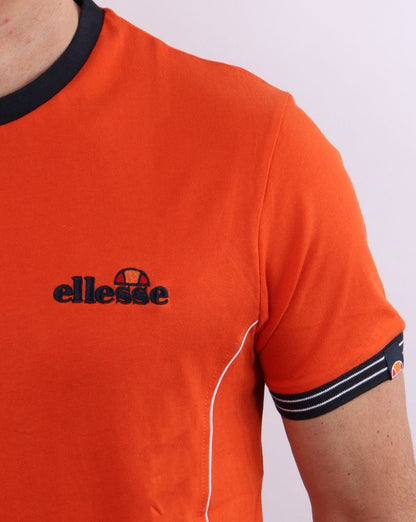 Ellesse Terracotta T Shirt Dark Orange