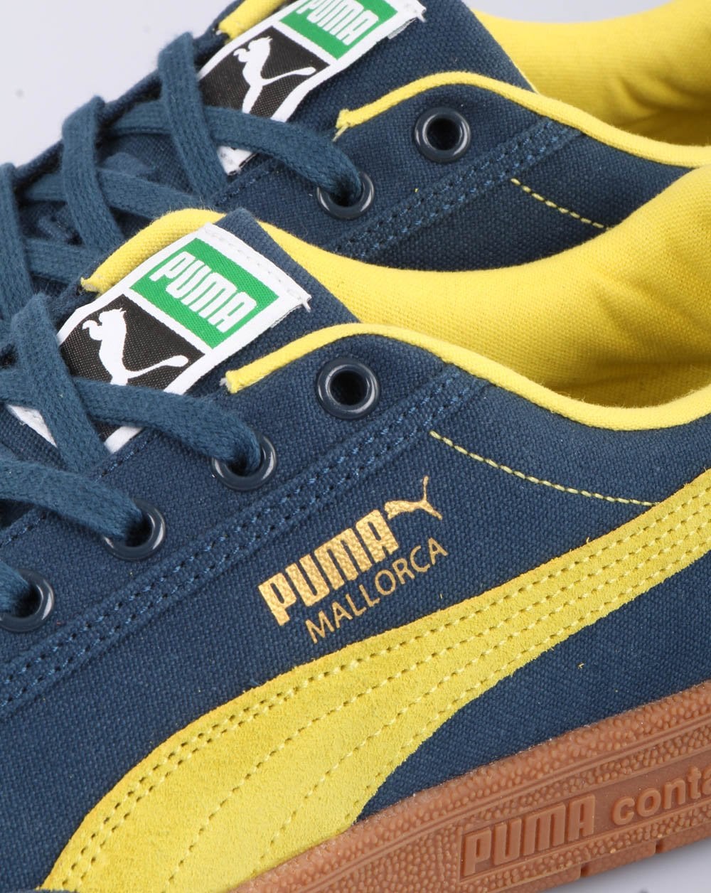 Puma Mallorca Trainer Navy/Fluro Yellow