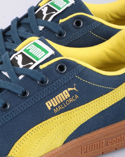Puma Mallorca Trainer Navy/Fluro Yellow