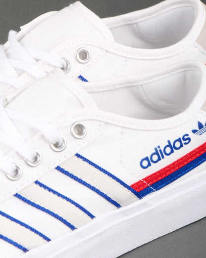 Adidas Delpala Trainers White/Scarlet/Royal