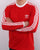Adidas Originals 3 Stripes Ls T Shirt Scarlet Red