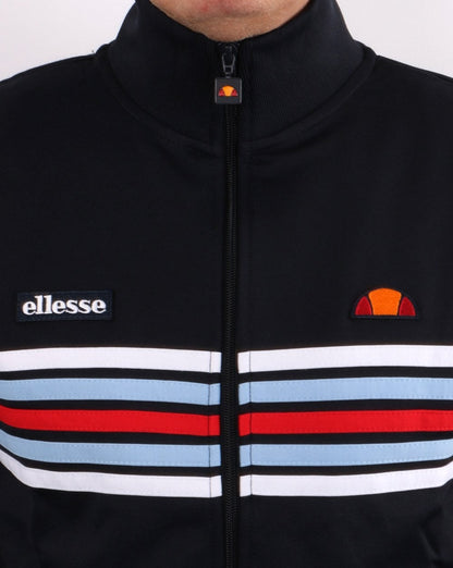 Ellesse 5 stripe Track Top Navy