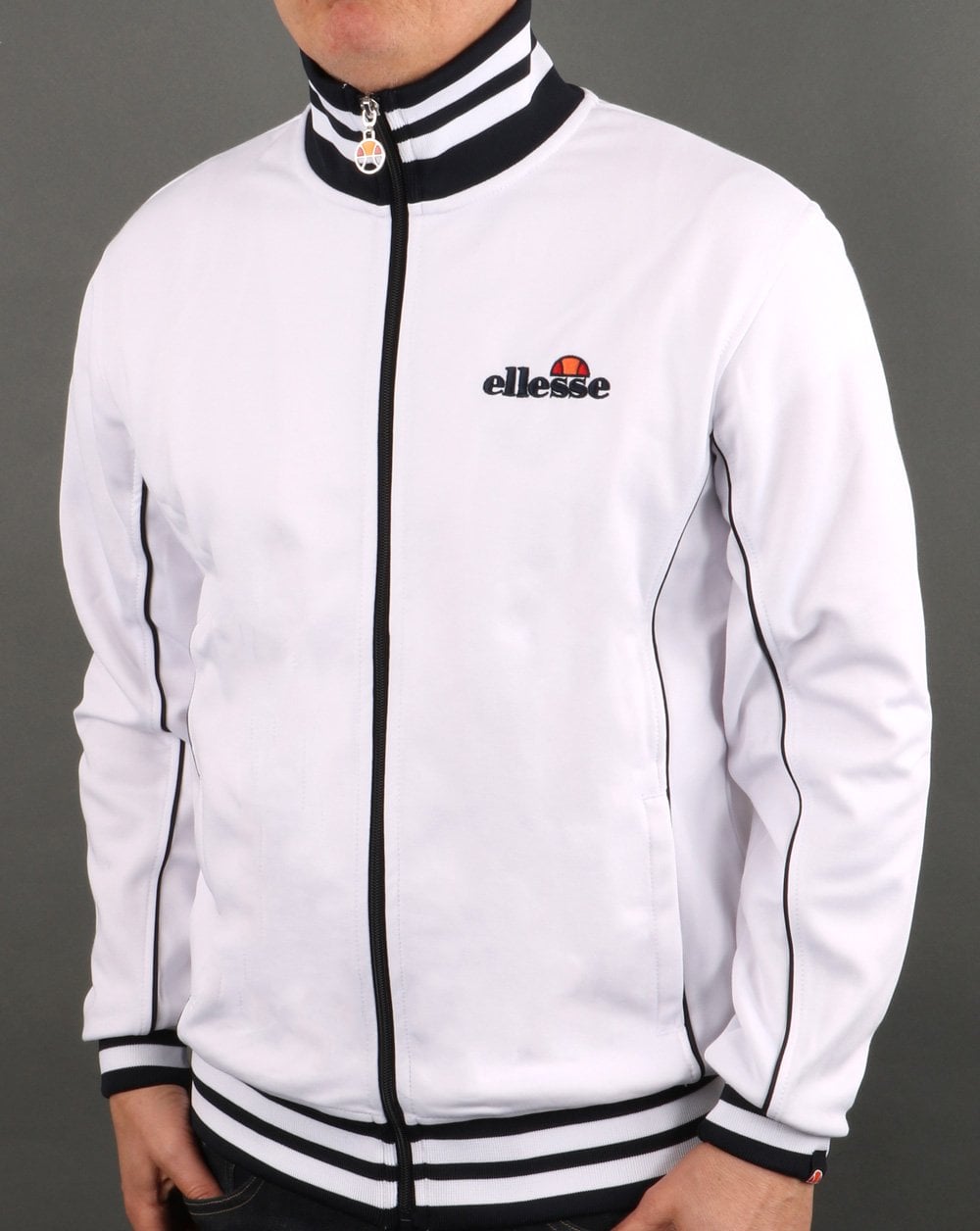 Ellesse Milano Track Top White