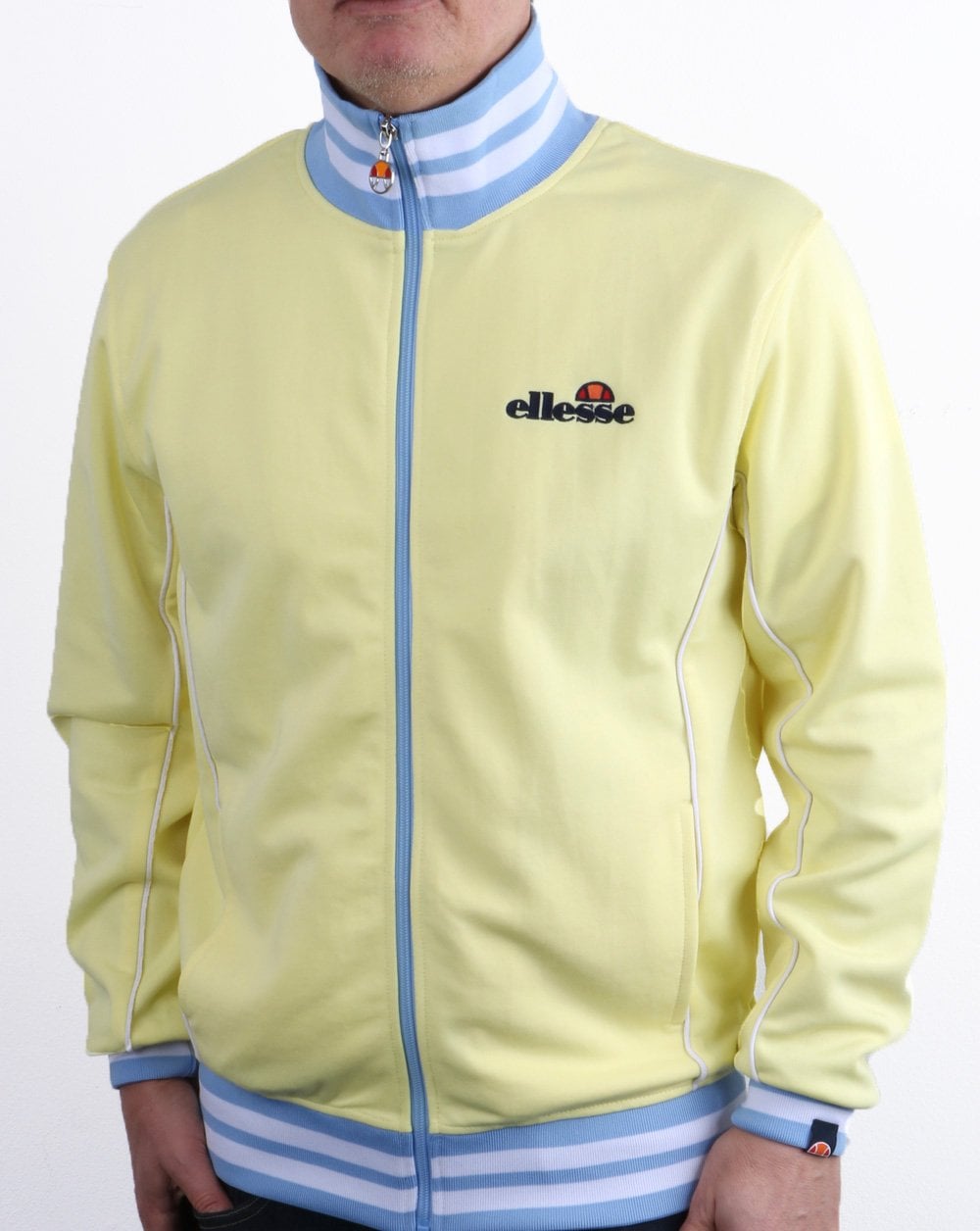 Ellesse Milano Track Top Light Yellow/Sky