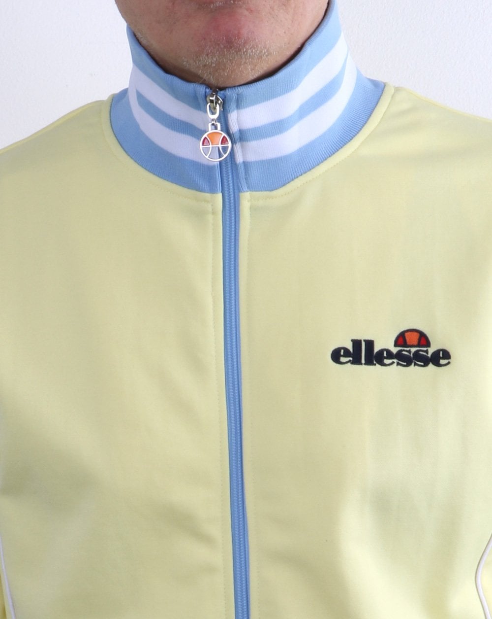Ellesse Milano Track Top Light Yellow/Sky