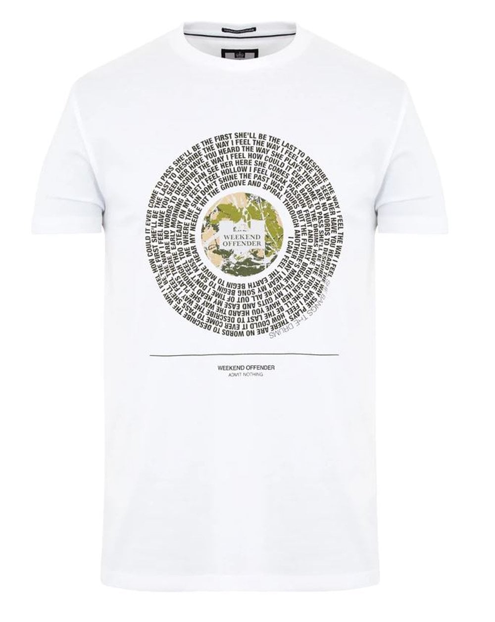 Weekend Offender Bangs T-shirt White