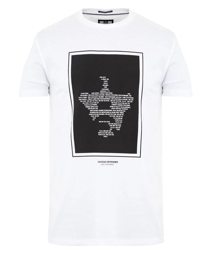 Weekend Offender F.E.A.R T-shirt White