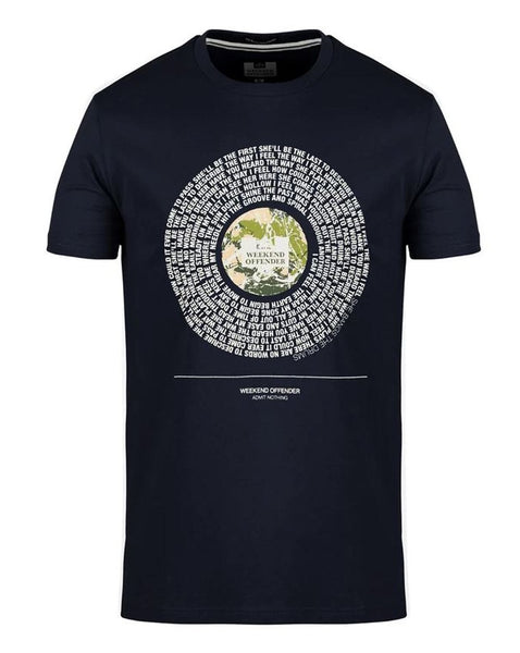 Weekend Offender Bangs T-shirt Navy
