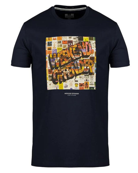 Weekend Offender Thrills T-shirt Navy