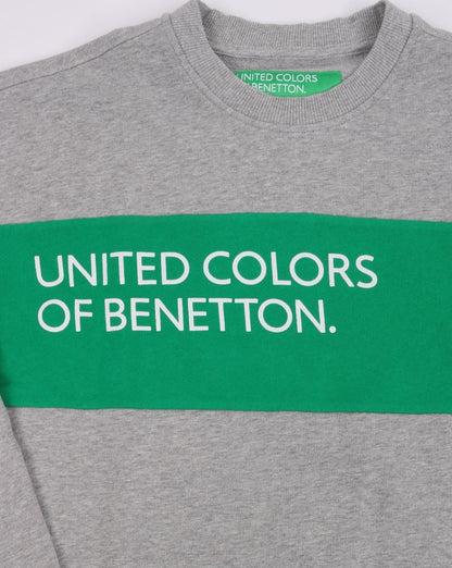 Benetton United Colours Sweatshirt Grey