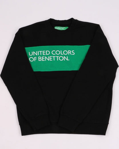 Benetton United Colours Sweatshirt Black