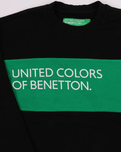 Benetton United Colours Sweatshirt Black