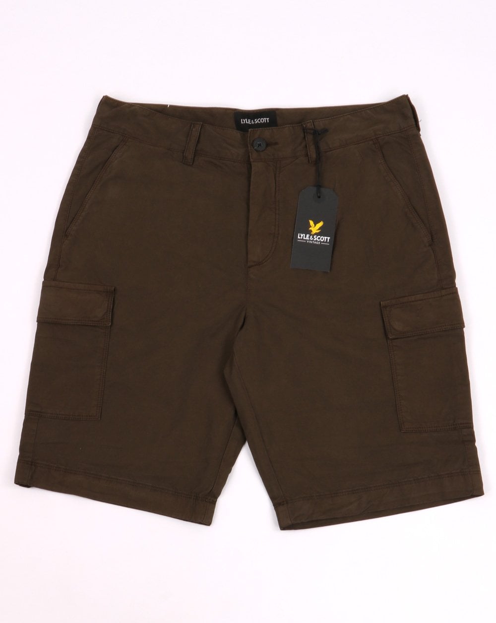 Lyle And Scott Cargo Shorts Trek Green