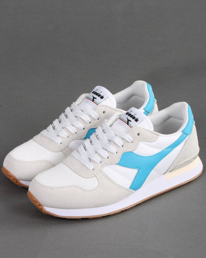 Diadora Camaro Trainers White/cyan