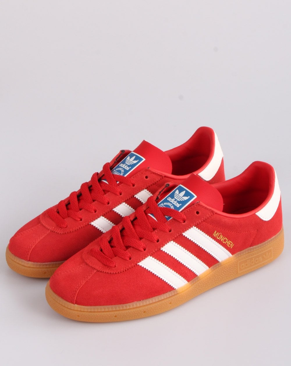 Adidas Munchen Trainers Red/White