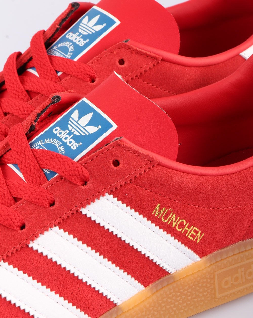 Adidas Munchen Trainers Red/White