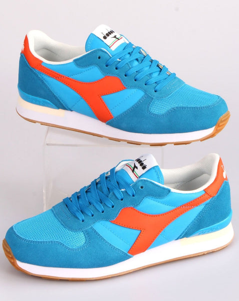 Diadora Camaro Trainers Vibrant Blue/Deep Orange