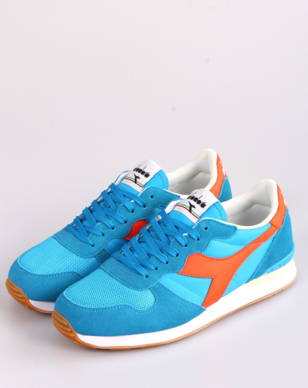 Diadora Camaro Trainers Vibrant Blue/Deep Orange