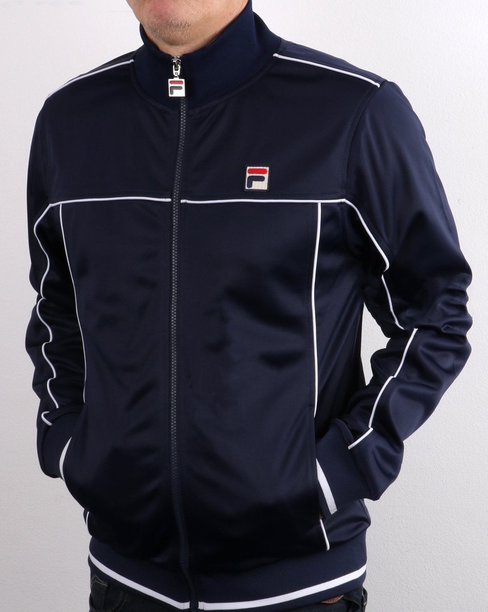 Fila Vintage Terry Track Top Navy