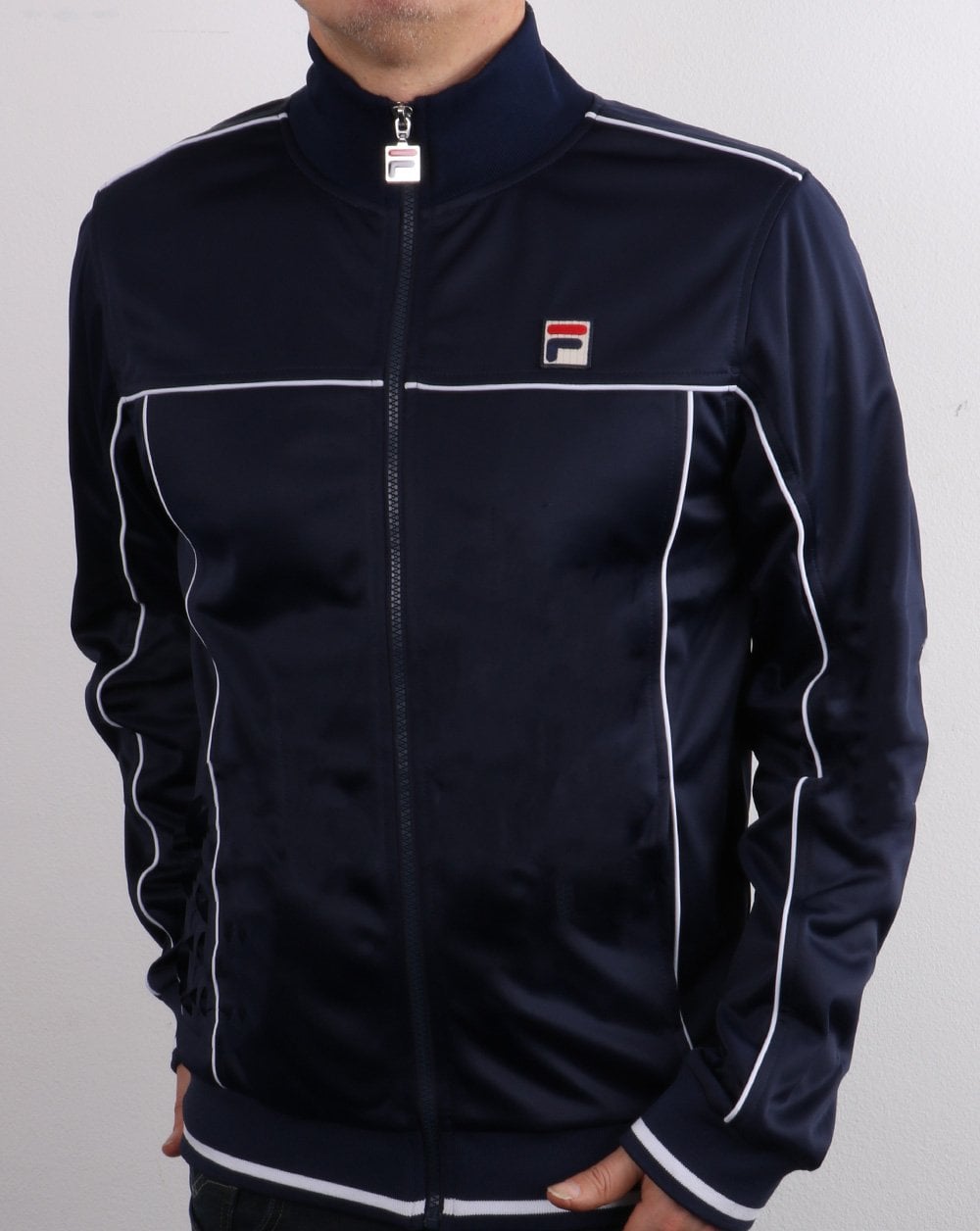 Fila Vintage Terry Track Top Navy