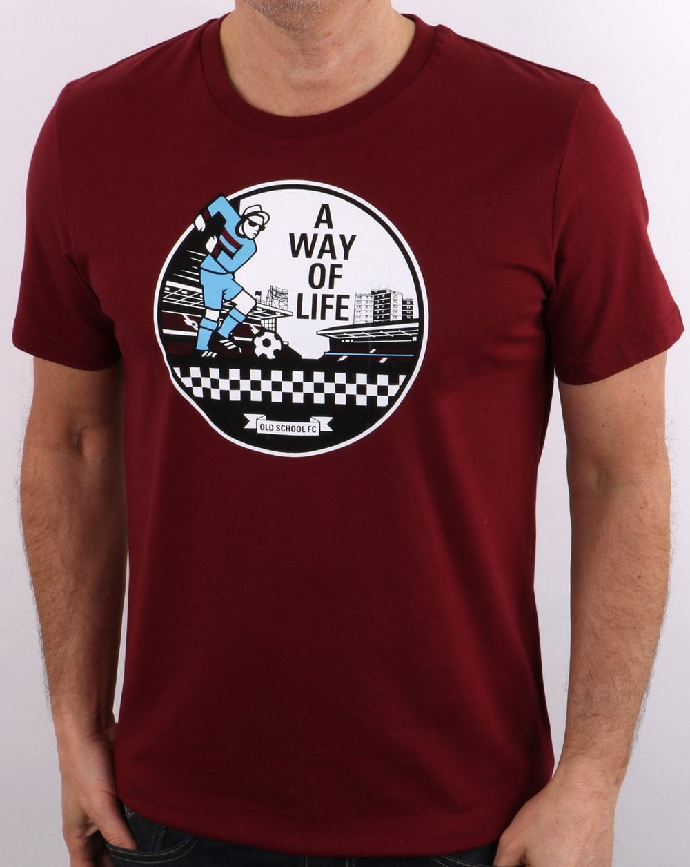 A Way Of Life T-shirt Burgundy