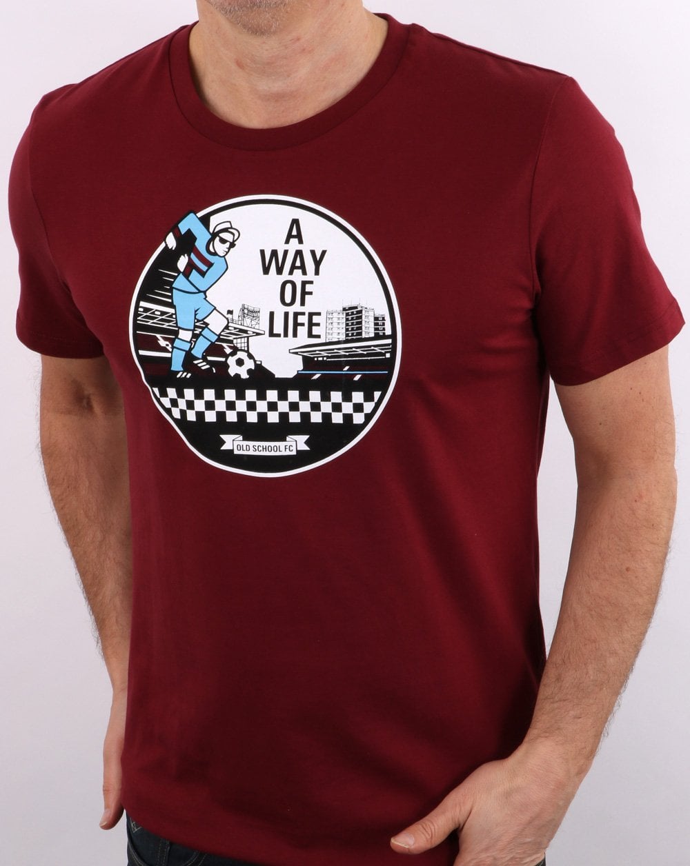 A Way Of Life T-shirt Burgundy