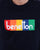 Benetton Box Logo T Shirt Dark Navy
