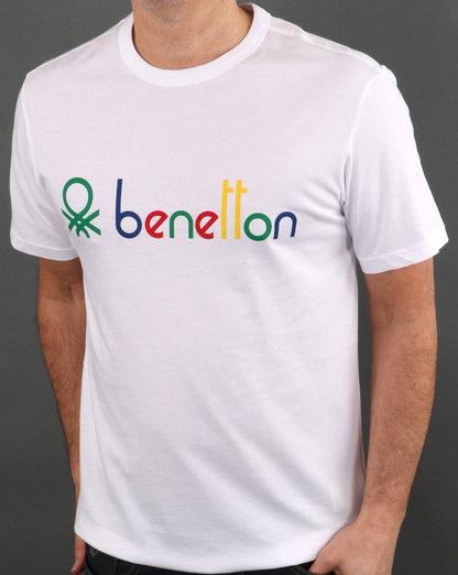 Benetton Classic Logo T-shirt White