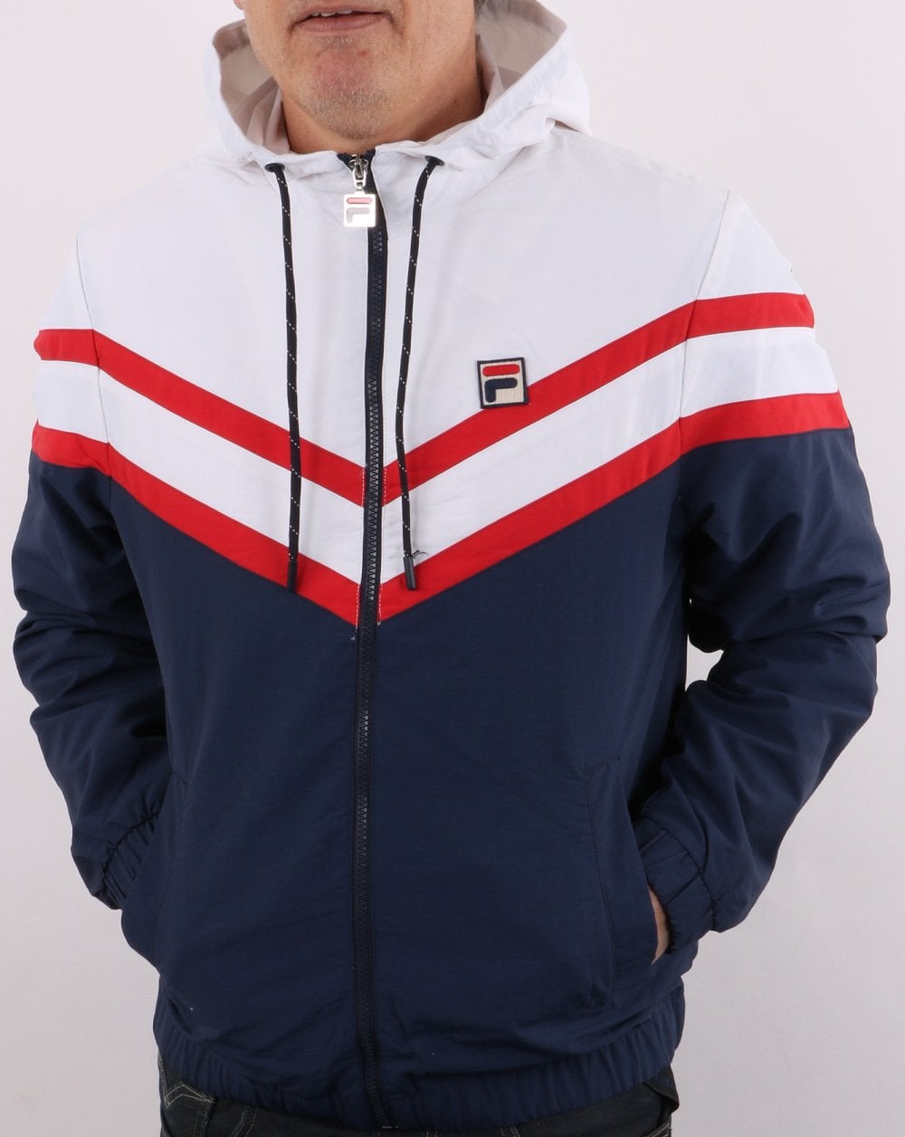 Fila Vintage Rugger Jacket Navy/White