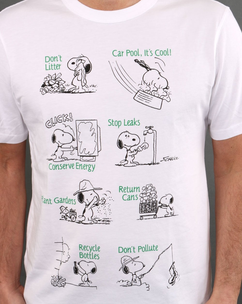 Benetton Snoopy T-shirt White