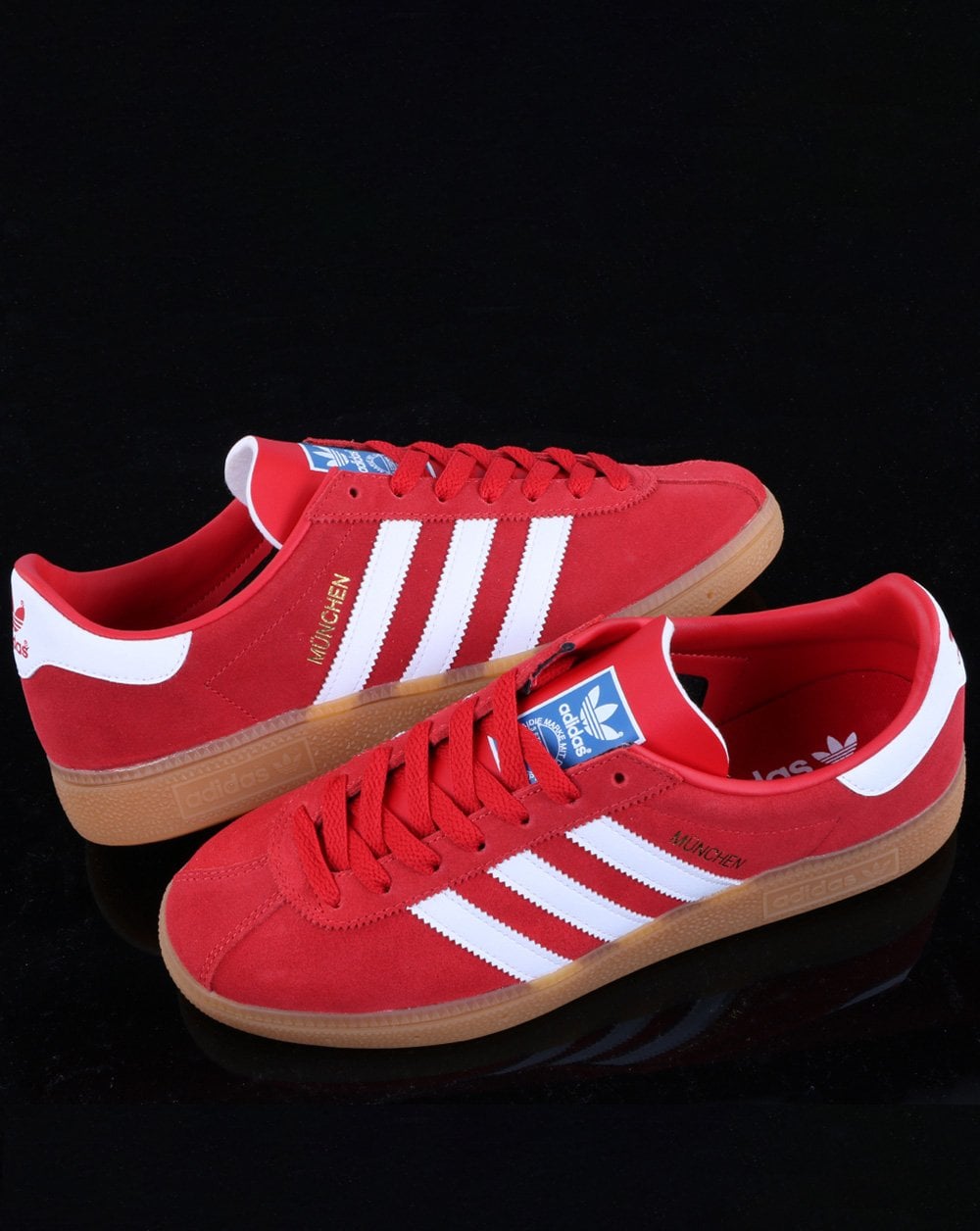 Adidas Munchen Trainers Red/White