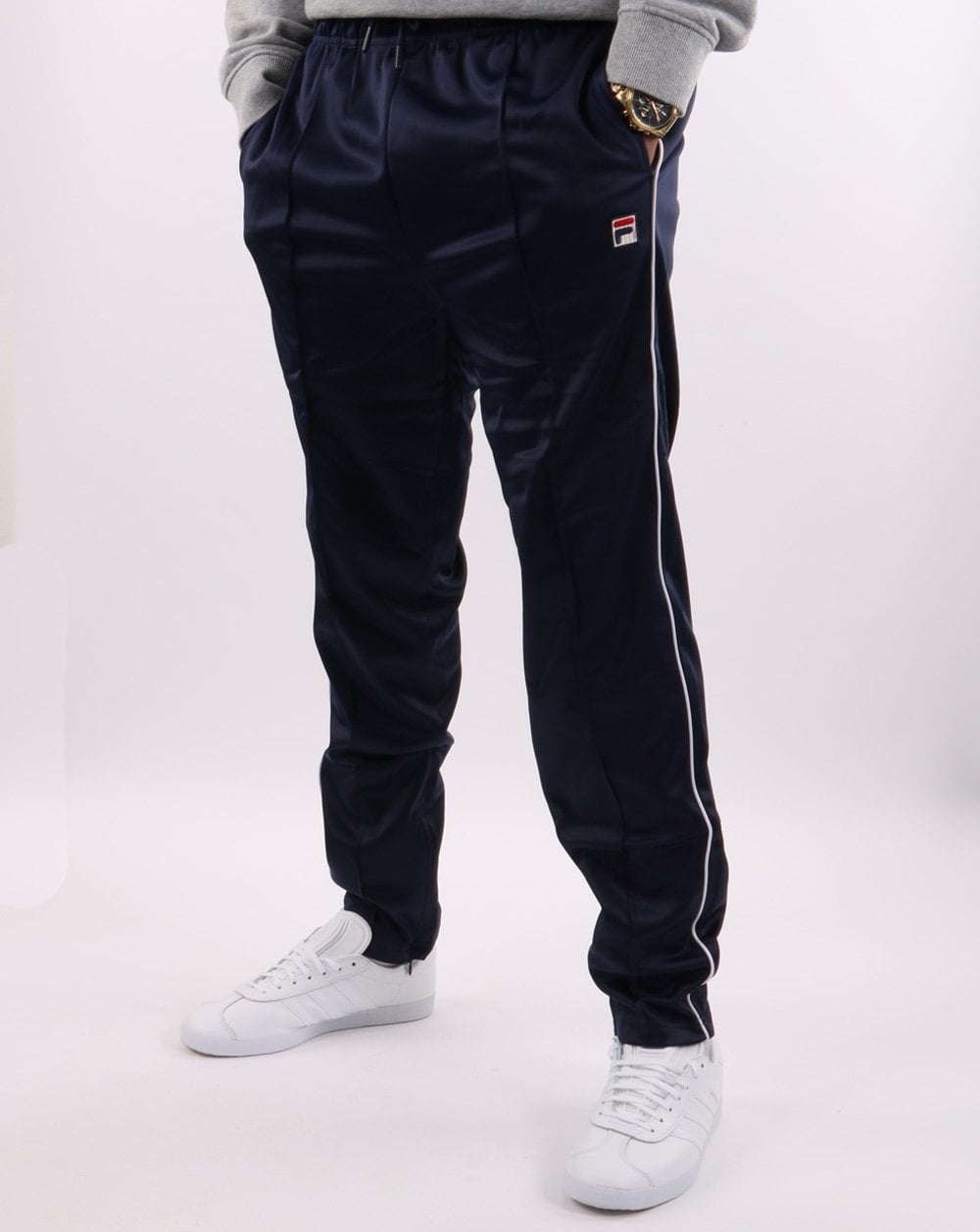 Fila Vintage Terry Track Pants Navy