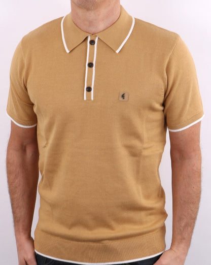 Gabicci Vintage Lineker Polo Sand
