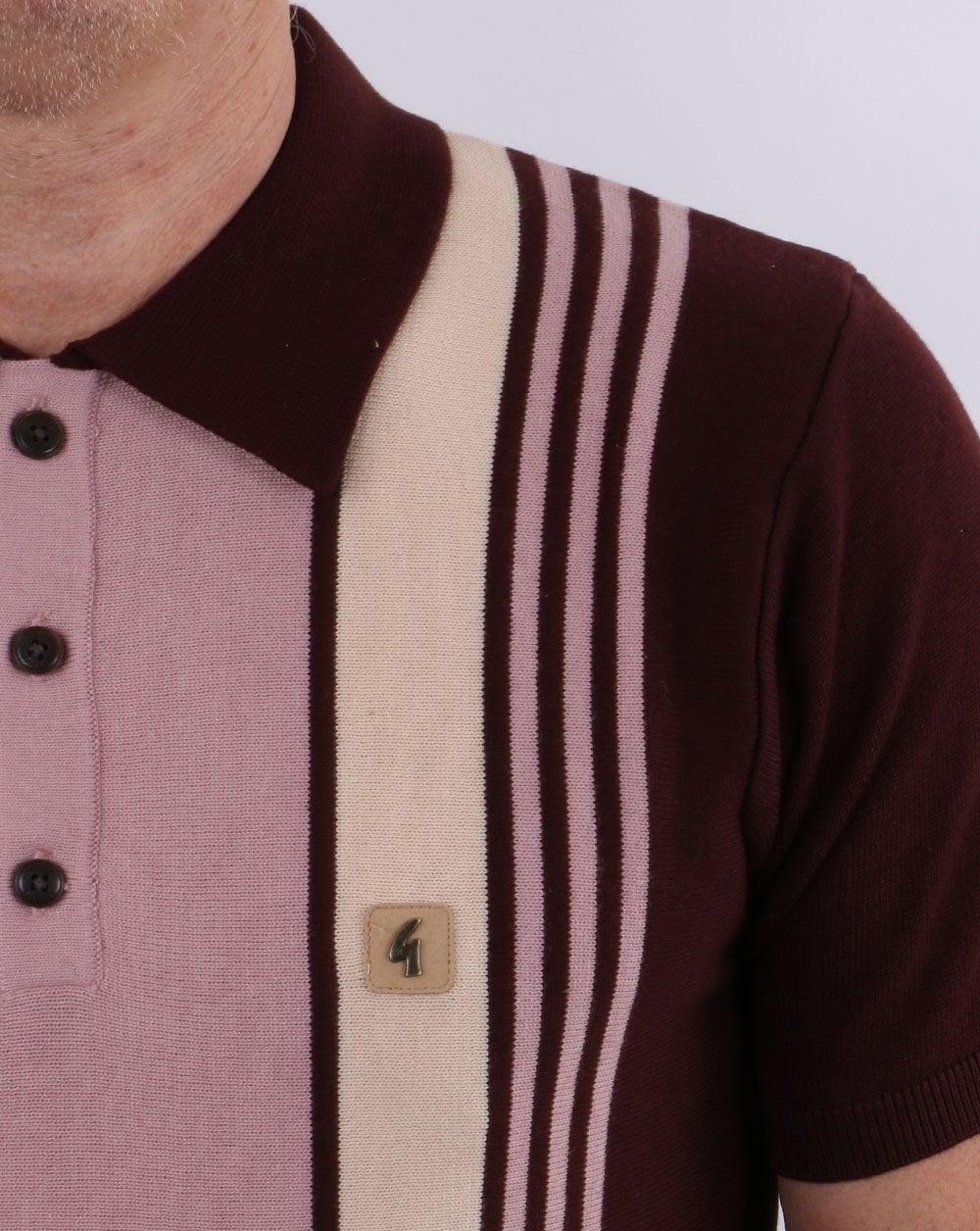 Gabicci Vintage Searle Polo Oxblood