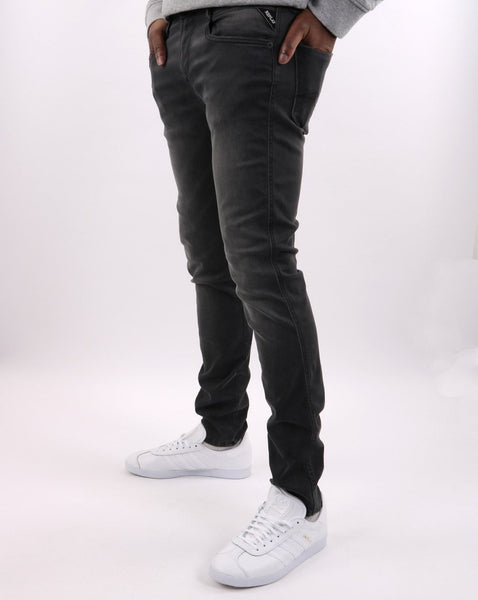 Replay Anbass Hyperflex Re-used Jeans Medium Grey